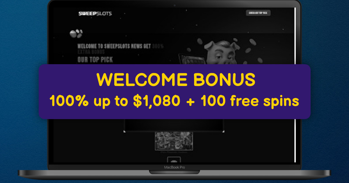 SweepSlots Casino banner